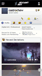 Mobile Screenshot of castrochew.deviantart.com