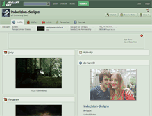 Tablet Screenshot of indecision-designs.deviantart.com