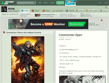 Tablet Screenshot of aioras.deviantart.com