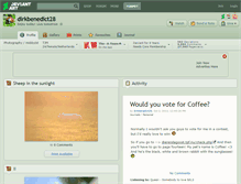 Tablet Screenshot of dirkbenedict28.deviantart.com