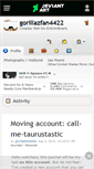 Mobile Screenshot of gorillazfan4422.deviantart.com