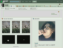 Tablet Screenshot of hoopt.deviantart.com