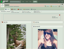 Tablet Screenshot of fallgirl.deviantart.com