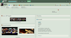 Desktop Screenshot of iarus.deviantart.com
