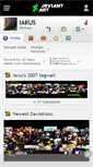 Mobile Screenshot of iarus.deviantart.com