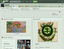 Tablet Screenshot of nnf247.deviantart.com