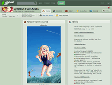 Tablet Screenshot of delicious-flat-chest.deviantart.com