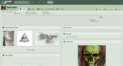Desktop Screenshot of blackcatbo.deviantart.com