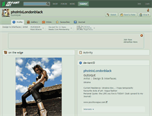 Tablet Screenshot of phoinixlondonblack.deviantart.com