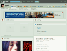 Tablet Screenshot of 3raz0r.deviantart.com