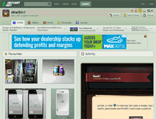 Tablet Screenshot of mheltin.deviantart.com