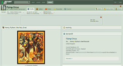 Desktop Screenshot of flying-circus.deviantart.com