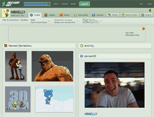 Tablet Screenshot of n8kelly.deviantart.com