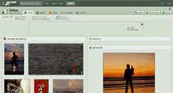 Desktop Screenshot of diabos.deviantart.com