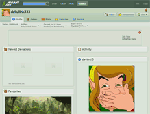 Tablet Screenshot of dekulink333.deviantart.com