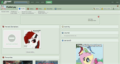 Desktop Screenshot of flutteryay.deviantart.com