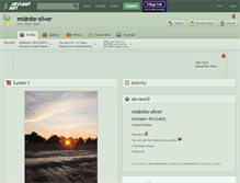 Tablet Screenshot of midnite-silver.deviantart.com