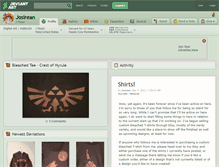 Tablet Screenshot of josirean.deviantart.com