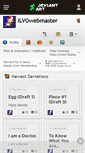 Mobile Screenshot of ilvgwebmaster.deviantart.com