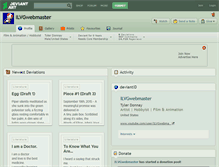 Tablet Screenshot of ilvgwebmaster.deviantart.com