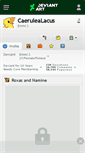 Mobile Screenshot of caerulealacus.deviantart.com