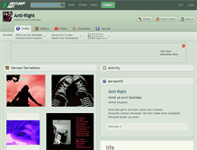 Tablet Screenshot of anti-right.deviantart.com