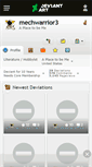 Mobile Screenshot of mechwarrior3.deviantart.com