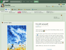 Tablet Screenshot of hanafae.deviantart.com
