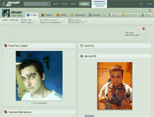 Tablet Screenshot of douser.deviantart.com