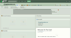 Desktop Screenshot of orangespandexlove.deviantart.com