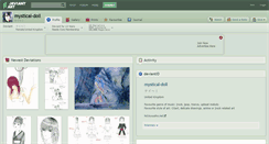 Desktop Screenshot of mystical-doll.deviantart.com