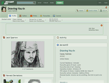Tablet Screenshot of drawing-you-in.deviantart.com