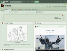 Tablet Screenshot of drfurball.deviantart.com