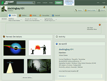 Tablet Screenshot of dockingbay101.deviantart.com