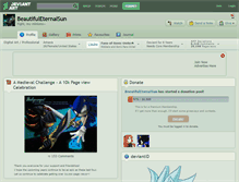 Tablet Screenshot of beautifuleternalsun.deviantart.com