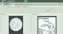 Desktop Screenshot of feethebunny.deviantart.com