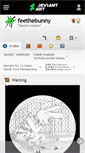 Mobile Screenshot of feethebunny.deviantart.com