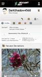 Mobile Screenshot of darkshadow4568.deviantart.com
