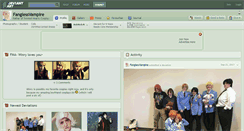 Desktop Screenshot of fanglessvampire.deviantart.com