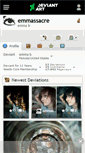 Mobile Screenshot of emmassacre.deviantart.com