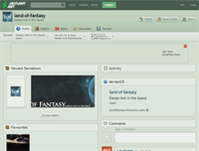 Tablet Screenshot of land-of-fantasy.deviantart.com