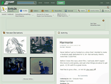 Tablet Screenshot of envy26.deviantart.com