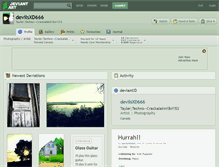 Tablet Screenshot of devilsxd666.deviantart.com