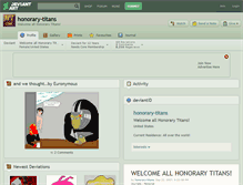 Tablet Screenshot of honorary-titans.deviantart.com