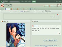 Tablet Screenshot of neko-yasha.deviantart.com