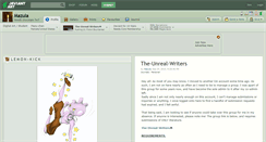 Desktop Screenshot of mazula.deviantart.com