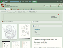 Tablet Screenshot of floramei.deviantart.com