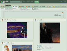 Tablet Screenshot of darkrika.deviantart.com