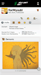 Mobile Screenshot of fox9kyuubi.deviantart.com
