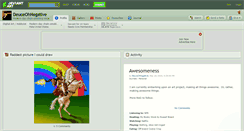 Desktop Screenshot of deuceohnegative.deviantart.com